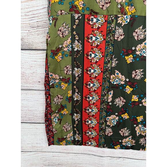 Tiny Anthropologie BOHO Mixed Print Mini Dress Women's S Multicolor NEW - Picture 6 of 12